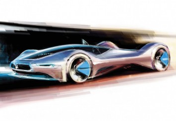 Pininfarina Birdcage 75th Concept Design Sketch
