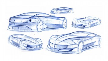 Pininfarina Cambiano Concept Design Sketches