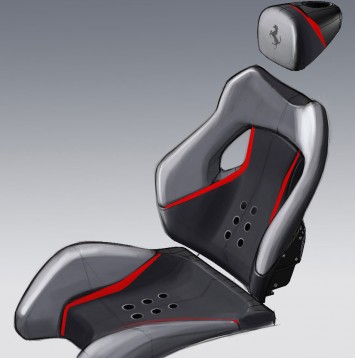 Pininfarina Sergio Concept - Seat Design Sketch