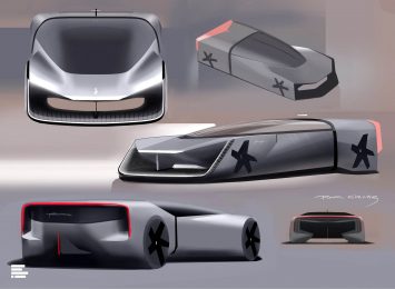 Pininfarina Teorema Concept Digital Design Sketch Renders IAAD Pininfarina Contest