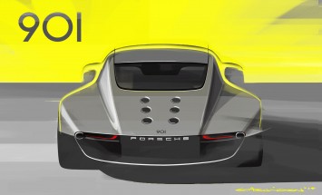 Porsche 901 Concept by Ege Arguden - Design Sketch