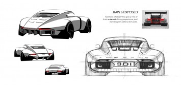 Porsche 901 Concept by Ege Arguden - Design Sketches