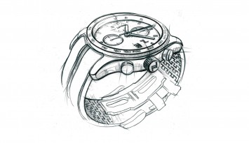 Porsche Design - Watch design sketch