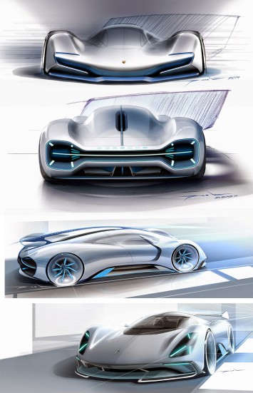 Porsche Electric Le Mans 2035 Concept   Design Sketches by Gilsung Park