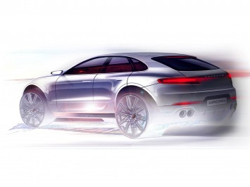 Porsche Macan Design Sketch