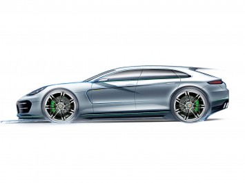 Porsche Panamera Sport Turismo - Design Sketch
