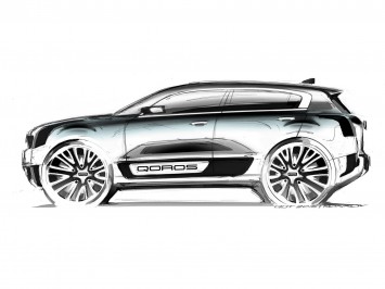 Qoros 2 PHEV SUV Concept - Design Sketch