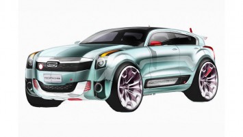 Qoros 2 PHEV SUV Concept - Design Sketch