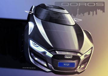 Qoros Flagship Concept - Design Sketch by Jamie Barrett