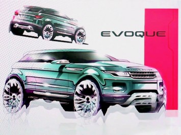 Range Rover Evoque Design Sketch