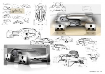 RCA Vehicle Design Lab 2015 - Design Sketches by Florian Kainz