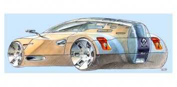 Renault Altica Design Sketch