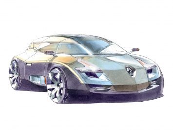 Renault Altica Design Sketch by Stephane Janin