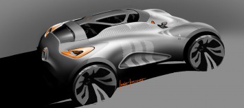Renault Captur Concept Design Sketch
