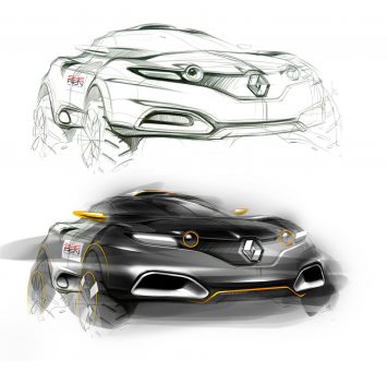 Renault Concept Design Sketch by Sangwon Seok