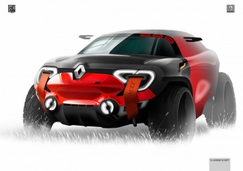 Renault Concept design sketch by Vladimir Schitt