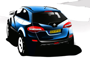 Renault Koleos design sketch