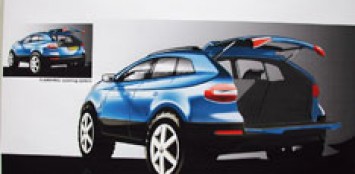 Renault Koleos design sketch