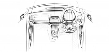 Renault KWID Interior Design Sketch