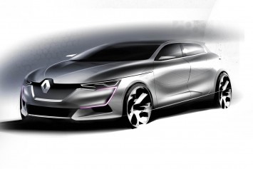 Renault Megane Design Sketch by Franck Le Gall