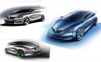 Renault Megane Design Sketches by Franck Le Gall