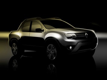 Renault Pickup Preview Design Sketch