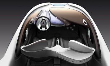 Renault R-Space Concept Interior Design Sketch