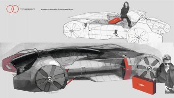 Renault Trezor Concept Design Sketch by Stephane Janin