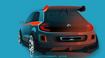 Renault Twin'Run Concept Design Sketch