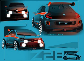 Renault Twin'Run Concept Design Sketches