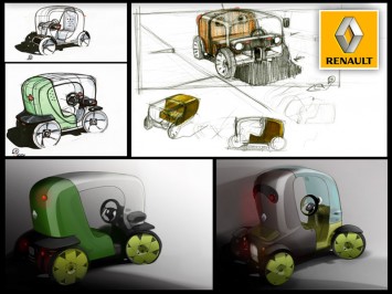 Renault Twizy Design Sketches