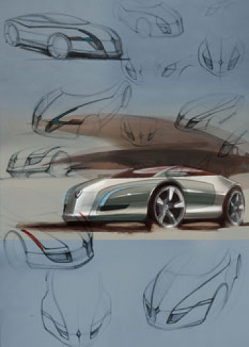 Renault Neptun Design Sketches