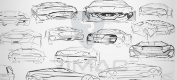 Rimac Concept One Design Sketches