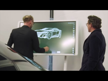 Robert Downey Jr. meets Audi Head of Design Marc Lichte