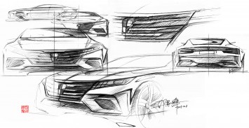 Roewe Vision-R Concept - Design Sketches