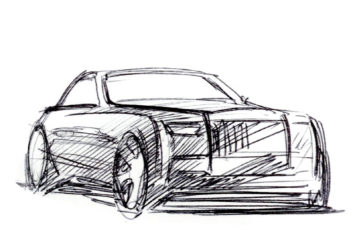 Rolls-Royce Phantom VIII Design Sketch