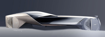 Rolls-Royce Vision Next 100 Concept - Design Sketch