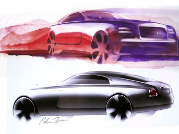 Rolls-Royce Wraith Design Sketches