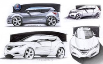 Saab 91 Concept Design Sketches