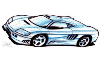 Saleen S7 - Design Sketch