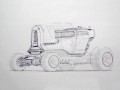 Sci-fi Truck design sketching demo