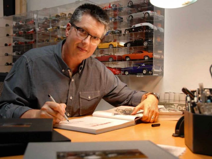 Scott Robertson in his Design Studio