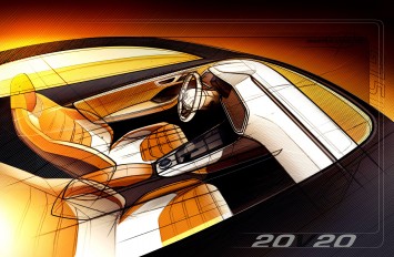 SEAT 20V20 Concept - Interior Design Sketch