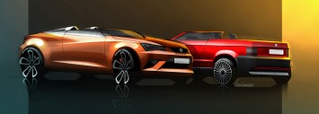 Seat Ibiza Cupster Concept Design Sketch