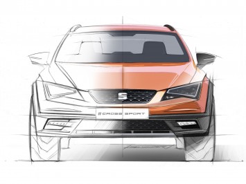 SEAT Leon Cross Sport Concept Design Sketch