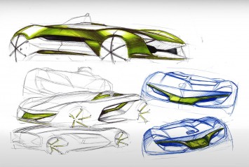 Seat Odei Concept Design Sketches