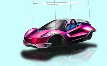 Seat Swag Concept Design Sketch