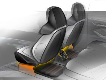 Sintec SeatBridge Seat Mounting System Design Sketch Render