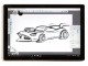 Sketching a Hot Wheels-style car in Surface Pro 4