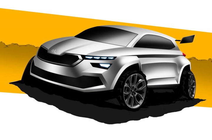 Skoda Azubi Concept student car 2021 Design Sketch Render